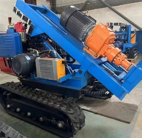 Why use crawler-mounted drill rigs in confined spaces?