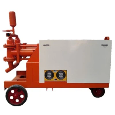 What is the warranty period for a small mortar pump?