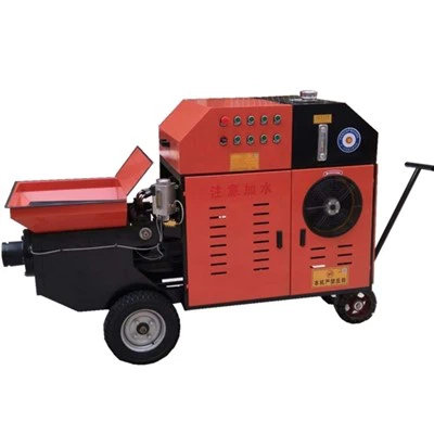 Can a portable concrete pump be used for precast concrete production?